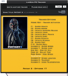 收成日2全版本十七项修改器lingon版 附用