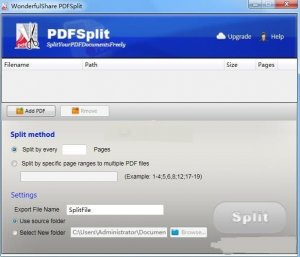 Wonderfulshare PDF Split(PDF切割器)v3.1.1官方版