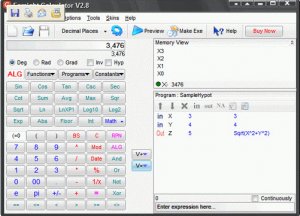 Farsight Calculator储存计算过程作为程序