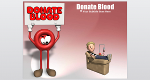 爱心无偿献血PPT模版