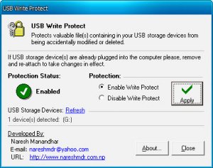 简单的U盘防止格式化工具