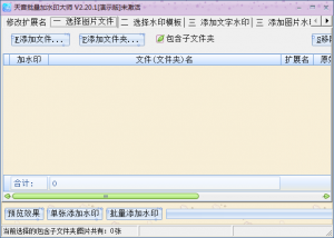 天音批量加水印大师 v2.20.1 官方版