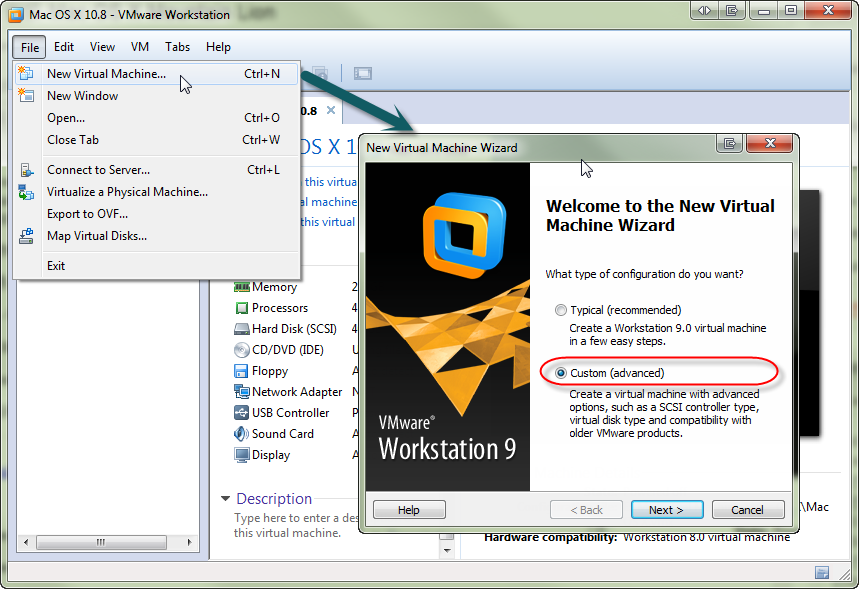 VMware 9 安装 Mac OS X 10.8 Mountain Lion 图文课程