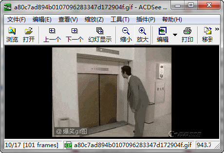用acd see查询打开gif动画的办法