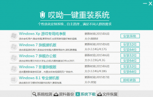 哎呦一键重装系统大师v1.1.0 官方最新版