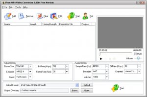 MP4格式转换(iFree MP4 Video Converter)