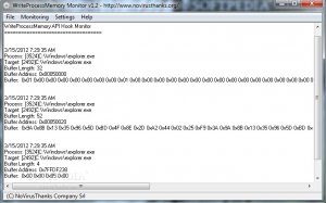 系统进程监视器(WriteProcessMemory Monitor)