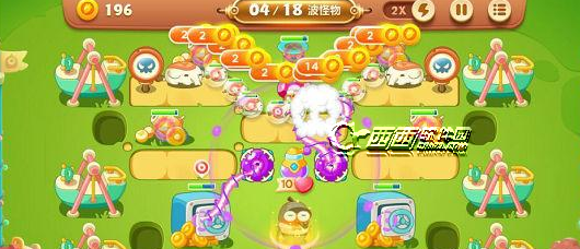 守卫萝卜3游乐场第32关金萝卜通关攻略图文一览