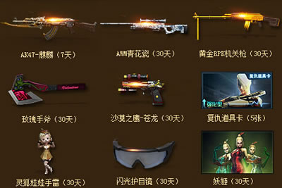 cf8.9惊天大礼包领取大全 准点在线抽奖奖励领取大全