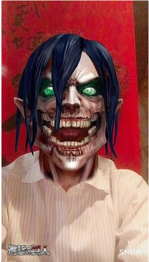 snow如何变脸成巨人 进击的巨人如何用SNOW变脸