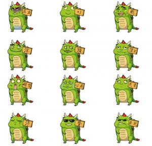 屌丝龙QQ表情包