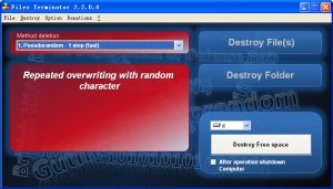 永久删除文件(Files Terminator Free)